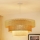 Brilagi - Luster na užetu CEDAR LUNETA 1xE27/15W/230V promjer 60 cm ratan/smeđa/krem