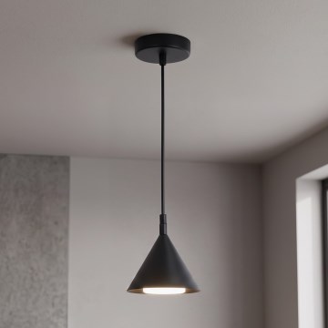 Brilagi - Luster na užetu CONE SINGLE 1xGX53/15W/230V crna