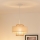 Brilagi - Luster na užetu DALLAS 1xE27/15W/230V promjer 30 cm smeđa/krem/bijela