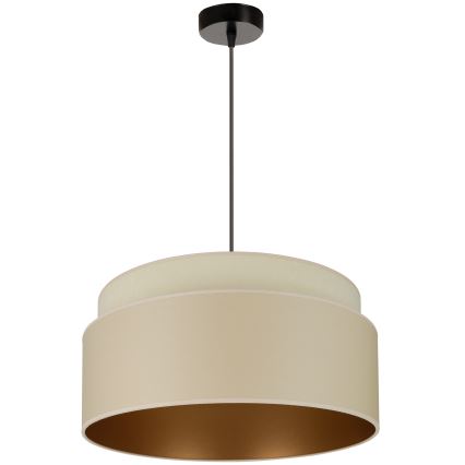 Brilagi - Luster na užetu OREGON VEGE 1xE27/15W/230V promjer 45 cm bež