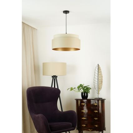 Brilagi - Luster na užetu OREGON VEGE 1xE27/15W/230V promjer 45 cm bež