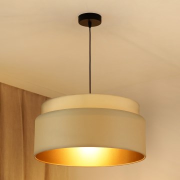 Brilagi - Luster na užetu OREGON VEGE 1xE27/15W/230V promjer 45 cm bež
