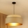 Brilagi - Luster na užetu OREGON VEGE 1xE27/15W/230V promjer 45 cm bež