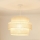 Brilagi - Luster na užetu SPACE YUTE 1xE27/15W/230V promjer 50 cm krem/bijela