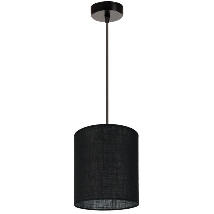 Brilagi - Luster na užetu TUBES 1xE27/15W/230V promjer 20 cm crna