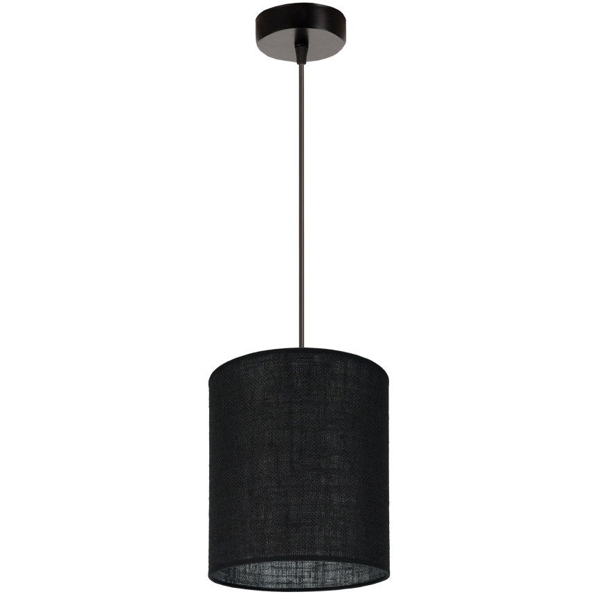 Brilagi - Luster na užetu TUBES 1xE27/15W/230V promjer 20 cm crna