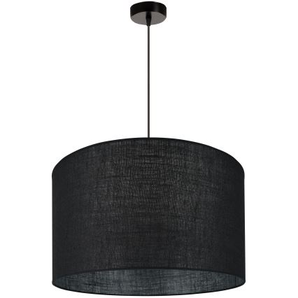 Brilagi - Luster na užetu TUBES ROLLER 1xE27/15W/230V promjer 50 cm crna