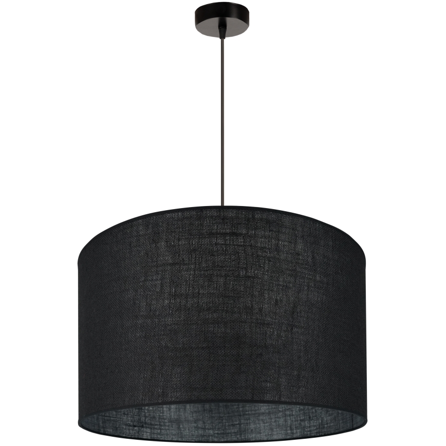 Brilagi - Luster na užetu TUBES ROLLER 1xE27/15W/230V promjer 50 cm crna