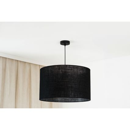 Brilagi - Luster na užetu TUBES ROLLER 1xE27/15W/230V promjer 50 cm crna