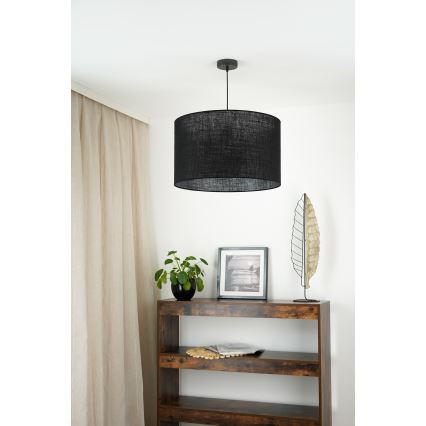 Brilagi - Luster na užetu TUBES ROLLER 1xE27/15W/230V promjer 50 cm crna