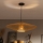Brilagi - Luster na žici CERIA BOHO 1xE27/40W/230V promjer 70 cm crna/smeđa