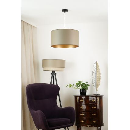 Brilagi - Luster na užetu OREGON ROLLER VEGE 1xE27/15W/230V promjer 45 cm siva