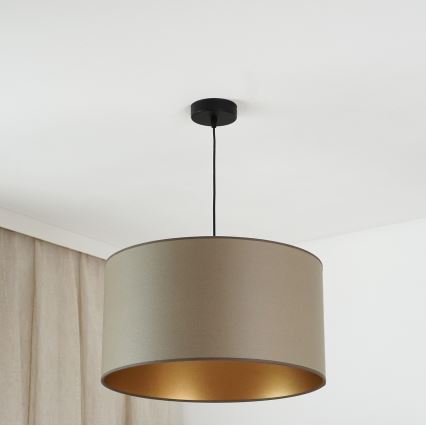 Brilagi - Luster na užetu OREGON ROLLER VEGE 1xE27/15W/230V promjer 45 cm siva