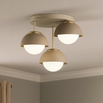 Brilagi - Luster za nadgradnu montažu 3xE27/60W/230V bež/zlatna