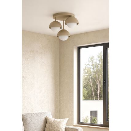 Brilagi - Luster za nadgradnu montažu 3xE27/60W/230V bež/zlatna