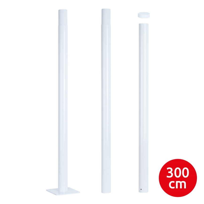 Brilagi - Metalni stup za vanjsku rasvjetu URBAN 3 m stup pr. 58 mm bijela