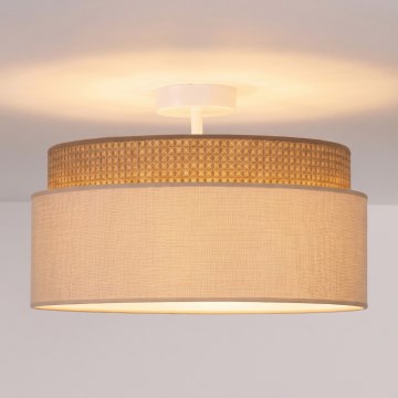 Brilagi - Nadgradna stropna svjetiljka PADOVA 1xE27/60W/230V, promjer 40 cm, bež