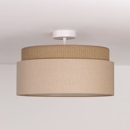 Brilagi - Nadgradna stropna svjetiljka PADOVA 1xE27/60W/230V, promjer 40 cm, bež