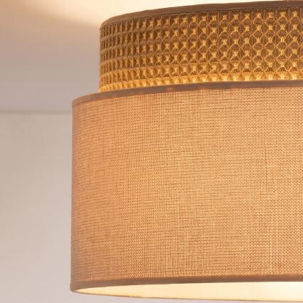 Brilagi - Nadgradna stropna svjetiljka PADOVA 1xE27/60W/230V, promjer 40 cm, bež