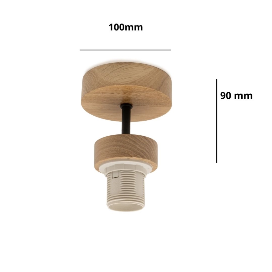 Brilagi - Nadgradna stropna svjetiljka PARTY 1xE27/60W/230V Ø 10 cm hrast