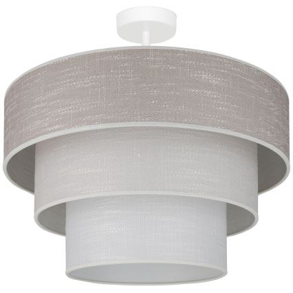 Brilagi - Nadgradni luster ALASKA LUNETA 1xE27/15W/230V pr. 45 cm siva/krem