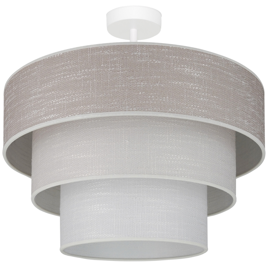 Brilagi - Nadgradni luster ALASKA LUNETA 1xE27/15W/230V pr. 45 cm siva/krem