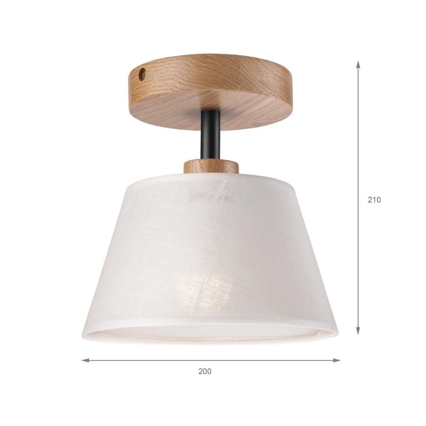 Brilagi - Nadgradni luster ANTHONY 1xE14/60W/230V hrast/bijela