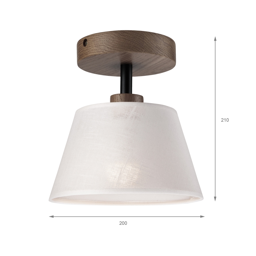 Brilagi - Nadgradni luster ANTHONY 1xE14/60W/230V hrast/bijela