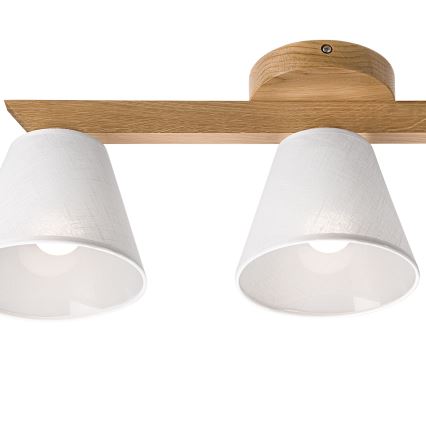 Brilagi - Nadgradni luster ANTHONY 3xE14/40W/230V hrast/bijela