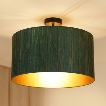 Brilagi - Nadgradni luster BOSTON ROLLER 1xE27/15W/230V pr. 45 cm slama zelena/zlatna