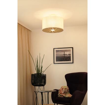 Brilagi - Nadgradni luster COUNTRY ROLLER 1xE27/15W/230V pr. 45 cm krem