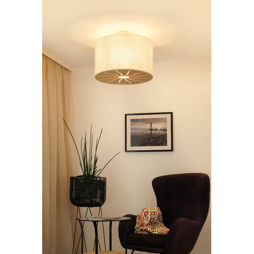 Brilagi - Nadgradni luster COUNTRY ROLLER 1xE27/15W/230V pr. 50 cm krem