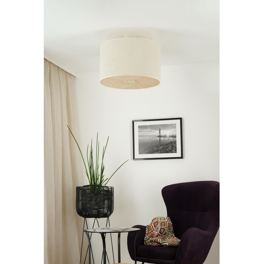 Brilagi - Nadgradni luster COUNTRY ROLLER 1xE27/15W/230V pr. 50 cm krem