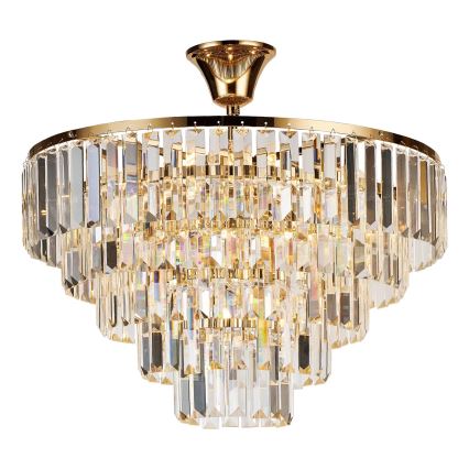 Brilagi - Nadgradni luster CRYSTAL 5xE14/40W/230V zlatna