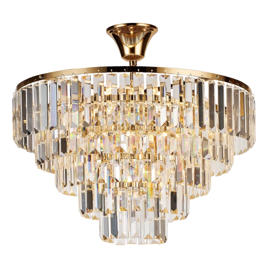 Brilagi - Nadgradni luster CRYSTAL 5xE14/40W/230V zlatna