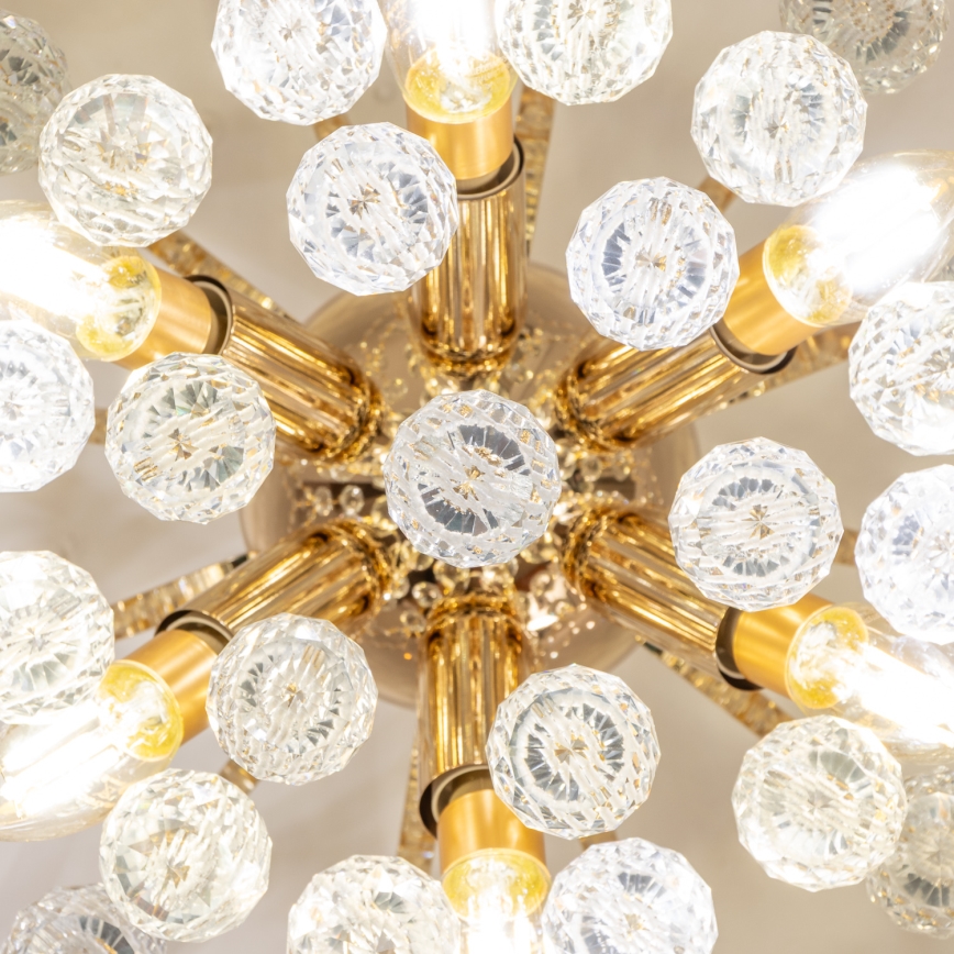 Brilagi - Nadgradni luster CRYSTAL 6xE14/60W/230V zlatna