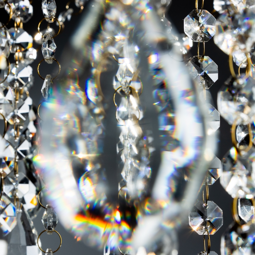 Brilagi - Nadgradni luster CRYSTAL 6xE14/60W/230V zlatna
