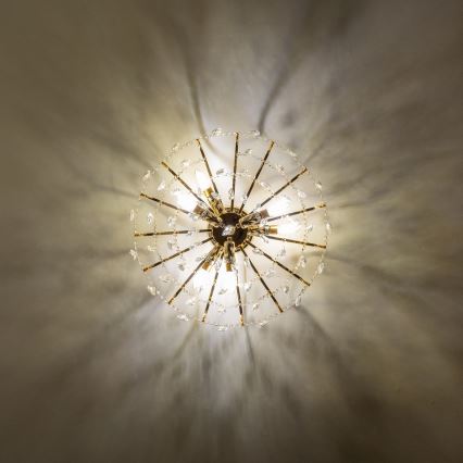 Brilagi - Nadgradni luster CRYSTAL 6xE14/60W/230V zlatna
