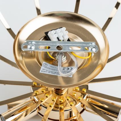 Brilagi - Nadgradni luster CRYSTAL 6xE14/60W/230V zlatna