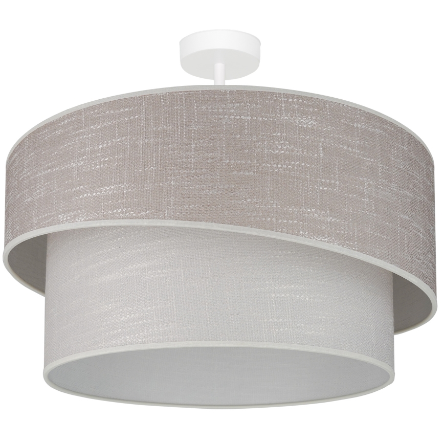 Brilagi - Nadgradni luster DOVER SHINE 1xE27/15W/230V pr. 50 cm siva/krem