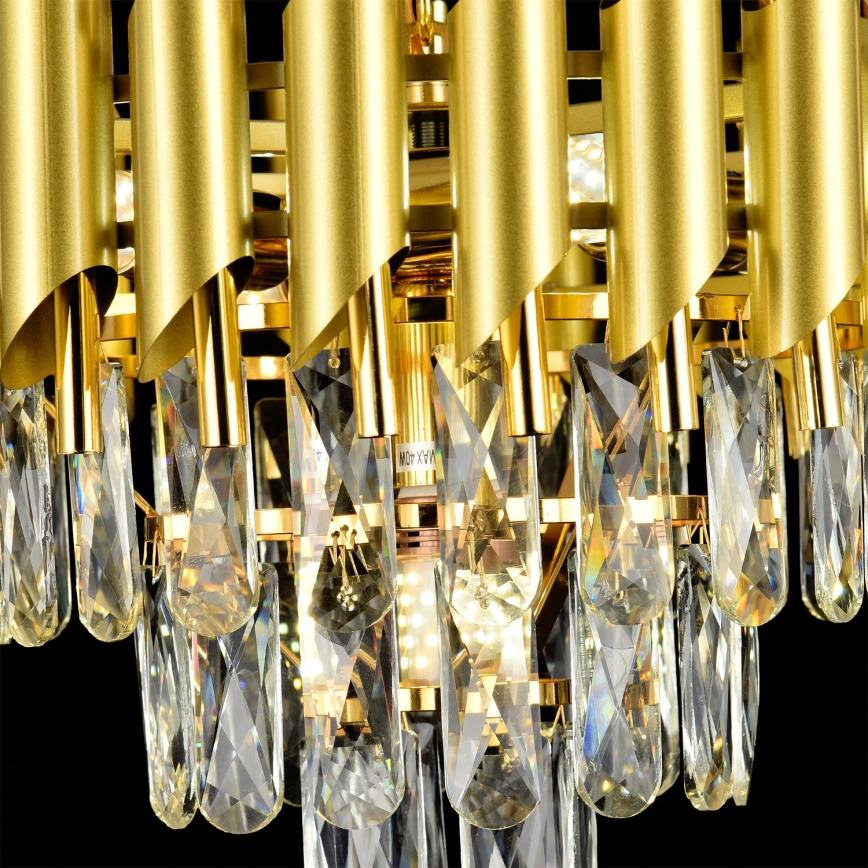 Brilagi - Nadgradni luster ECLIPSE 5xE14/10W/230V Ø 38 cm zlatni