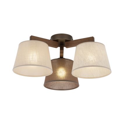 Brilagi - Nadgradni luster LATTE 3xE27/15W/230V borovina/mix