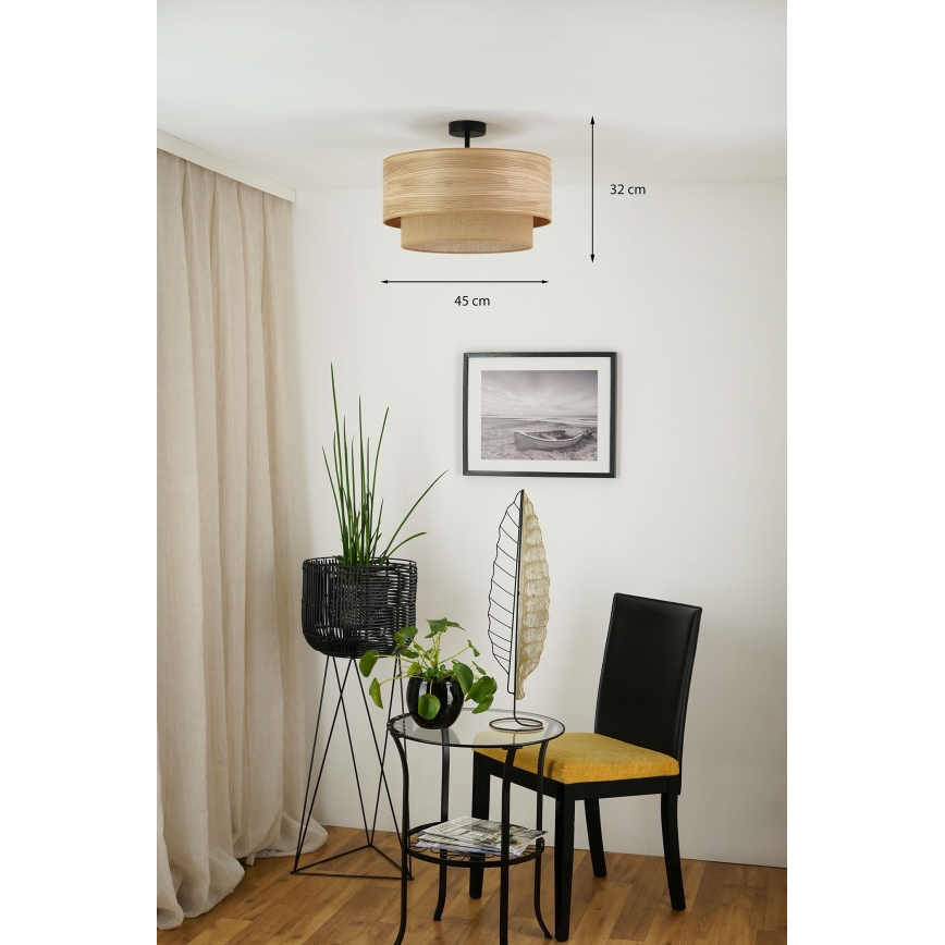 Brilagi - Nadgradni luster MONTANA BOHO 1xE27/15W/230V pr. 45 cm smeđa