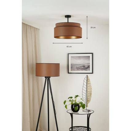 Brilagi - Nadgradni luster OREGON VEGE 1xE27/15W/230V pr. 45 cm smeđa