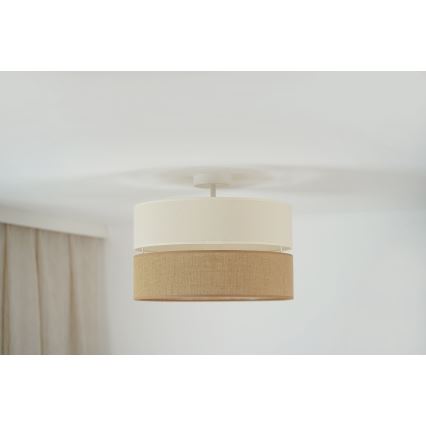 Brilagi - Nadgradni luster ROYAL YUTE 1xE27/15W/230V pr. 40 cm bež/krem