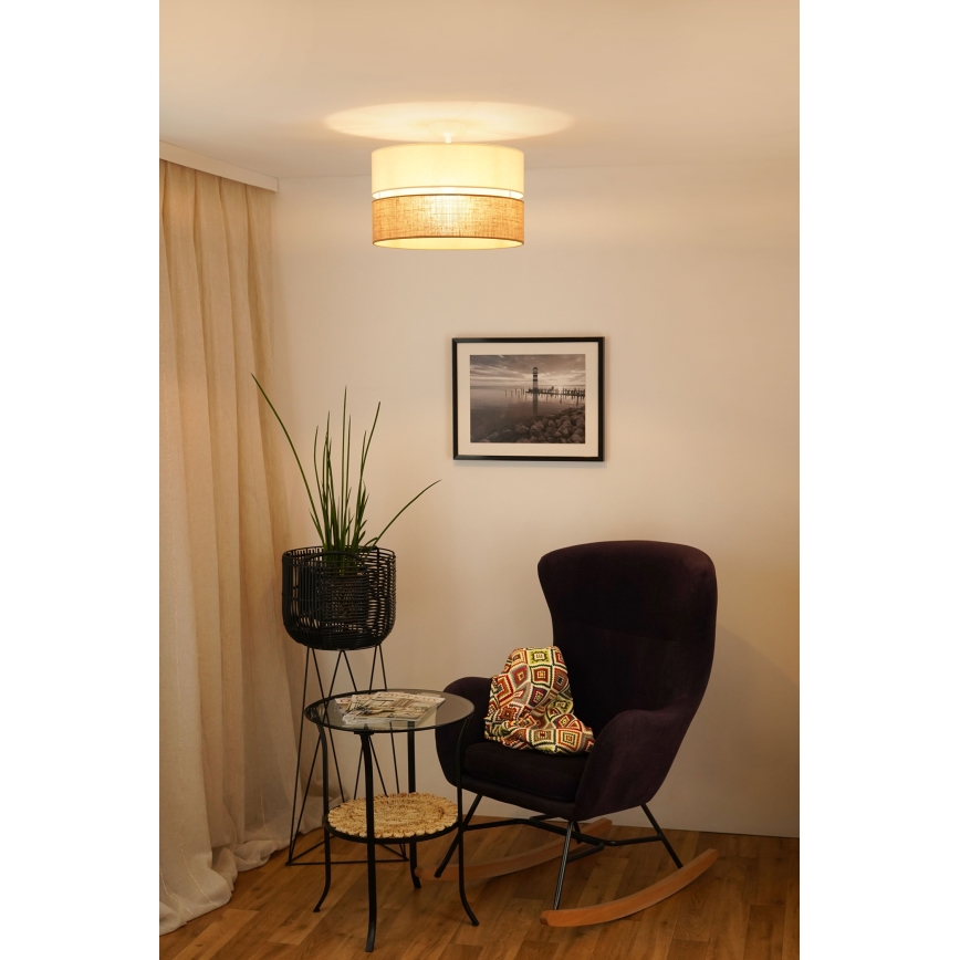 Brilagi - Nadgradni luster ROYAL YUTE 1xE27/15W/230V pr. 40 cm bež/krem
