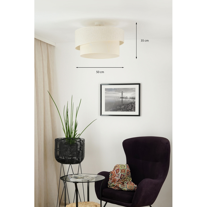 Brilagi - Nadgradni luster SHINE 1xE27/15W/230V pr. 50 cm krem