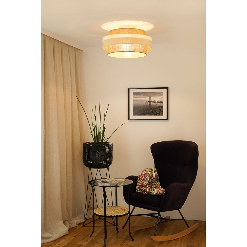 Brilagi - Nadgradni luster SPACE LIGHT 1xE27/15W/230V pr. 50 cm bež/krem