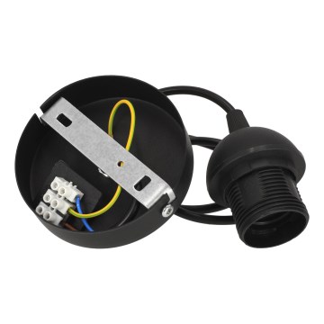 Brilagi - Napajni kabel PARTY 1xE27/60W/230V crna