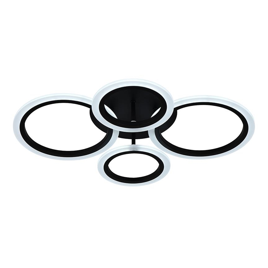 Brilagi - LED stropni luster ORBITS s prigušivanjem LED/50W/230V 3000-6500K crni + daljinski upravljač